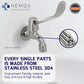 HEMOS FAUCET SUS 304 HYGIENE MEDICAL HEALTH LONG HANDLE WATER TAP WALL MOUTED BIB TAP HM-1005