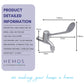 HEMOS FAUCET SUS 304 HYGIENE MEDICAL HEALTH LONG HANDLE WATER TAP WALL MOUTED BIB TAP HM-1005