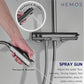 HEMOS BATHROOM FAUCET 4 MODE BRASS MIXER EXPOSED GREY SHOWER SETS HM-19069-MG
