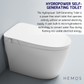 HEMOS BATHROOM CERAMIC ELECTRONIC PULSE WATER CLOSET WITH WATER SAVING JAMBAN BILIK AIR HM-786-250-W