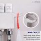 HEMOS BATHROOM FAUCET 304 STAINLESS STEEL 2 IN 1 TWO MODE BUTTON VALVE C/W HAND BIDET HM-3287-MS