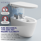 HEMOS BATHROOM CERAMIC ELECTRONIC PULSE WATER CLOSET WITH WATER SAVING JAMBAN BILIK AIR HM-786-250-W