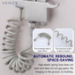 HEMOS BATHROOM FAUCET 304 STAINLESS STEEL 2 IN 1 TWO MODE BUTTON VALVE C/W HAND BIDET HM-3287-MS