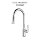 HEMOS KITCHEN FAUCET BRASS PULL OUT MIXER PILLAR SINK TAP CHROME KEPALA PAIP DAPUR HM-19105-C