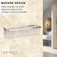 HEMOS BATHROOM FAUCET SUS 304 STAINLESS STEEL EXTRA SHORT BASKET HMBF-89914-MS