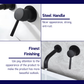 HEMOS BRASS MIXER CONCEALED WALL BASIN TAP HM-19009 (MATT BLACK)