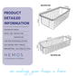 HEMOS BATHROOM FAUCET SUS 304 STAINLESS STEEL EXTRA SHORT BASKET HMBF-89914-MS