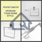 HEMOS BATHROOM FITTINGS SUS 304  TOWEL HOLDER HANGER RAK BILIK MANDI HM-82817 (MATT BLACK,SILVER)