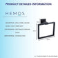 HEMOS BATHROOM FITTINGS SUS 304  TOWEL HOLDER HANGER RAK BILIK MANDI HM-82817 (MATT BLACK,SILVER)