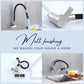 HEMOS KITCHEN FAUCET SUS 304 BLACK FLEXIBLE TWINS SILICONE HOSE PAIP SINKI DAPUR HM-3202F.3209F-MS