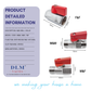 DLM 1/2'' BRASS C/P MINI BALL VALVE-M&F, M&M, F&F