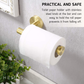 HEMOS BATHROOM FITTING SUS 304 WALL MOUNT TOILET PAPER HOLDER PEMEGANG TISU HMBF-83817 (MB, GD, MS)