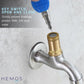 HEMOS BATHROOM FAUCET SUS 304 OUTDOOR ANTI-THIEF WALL BIB TAP WITH KEY KEPALA PAIP KUNCI HM-3336-MS