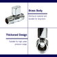 ANA 1/2" CHROME HANDLE MINI VALVE (MM) 2202#