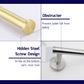 HEMOS BATHROOM FITTING SUS 304 WALL MOUNT TOILET PAPER HOLDER PEMEGANG TISU HMBF-83817 (MB, GD, MS)