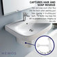 1 1/4'' & 1 1/2'' UPVC OUTLET BATHROOM BASIN & KITCHEN SINK BOTTLE TRAP WHITE PAIP SINKI