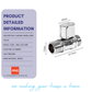 ANA 1/2" CHROME HANDLE MINI VALVE (MM) 2202#