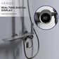HEMOS BATHROOM FAUCET 4 MODE BRASS MIXER EXPOSED GREY SHOWER SETS SET MANDIAN HM-19001-MG