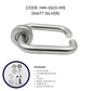 HEMOS HEAVY DUTY SUS304 STAINLESS STEEL LEVER DOOR HANDLE SILVER FOR BATHROOM LIVING ROOM
