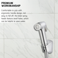 CORSA CHROME HAND BIDET SPRAY RINSER SET CS-110
