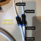 AMWAY FILTER DOUBLE UNION FITTING ADAPTOR WITH FREE 6MM TUBE