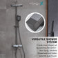 HEMOS X BATHROOM FAUCET 3 MODE BRASS MIXER RAIN SHOWER SETS SET MANDIAN HMX-19076-MB,MG