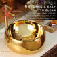 HEMOS BATHROOM CERAMIC WASH BASIN TABLE TOP GOLD ART BASIN VESSEL SINK  PORCELAIN HM-621
