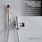 HEMOS BATHROOM FAUCET 304 STAINLESS STEEL 2 IN 1 TWO WAY TAP WITH BIDET HOLDER KEPALA PAIP TANDAS HM-3277-MS,MB,MG