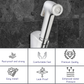 CORSA CHROME HAND BIDET SPRAY RINSER SET CS-110