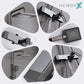 HEMOS X BATHROOM FAUCET 3 MODE BRASS MIXER RAIN SHOWER SETS SET MANDIAN HMX-19076-MB,MG