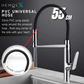 HEMOS KITCHEN FAUCET FLEXIBLE BLACK NYLON HOSE MIXER WITH HOLDER KEPALA PAIP DAPUR HM-19058FH-C