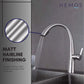 HEMOS KITCHEN FAUCET 304 STEEL PULL OUT MIXER HOT COLD PILLAR SINK TAP KEPALA PILI PAIP HM-19033-MS