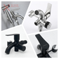 HEMOS BATHROOM FAUCET 304 STAINLESS STEEL 2 IN 1 TWO WAY TAP WITH BIDET HOLDER KEPALA PAIP TANDAS HM-3277-MS,MB,MG