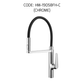 HEMOS KITCHEN FAUCET FLEXIBLE BLACK NYLON HOSE MIXER WITH HOLDER KEPALA PAIP DAPUR HM-19058FH-C