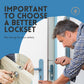 60-70MM 304 S/STEEL THUMBTURN AND KEY DEADBOLT DOOR LOCK ADL-101