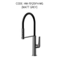 HEMOS KITCHEN FAUCET FLEXIBLE BLACK NYLON HOSE MIXER WITH HOLDER KEPALA PAIP DAPUR HM-19058FH-C