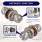 HEMOS 60MM CYLINDRICAL KNOBS DOOR LOCK SUS 304 HEAVY DUTY KUNCI TOMBOL PINTU RUMAH HM-5301,5302