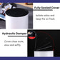 HEMOS STAINLESSS STEEL DUSTBIN 8L HM-82001 / 12L HM-82002