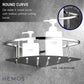 HEMOS BATHROOM FAUCET STAINLESS STEEL SUS 304 CORNER BASKET HM-89903 (MATE BLACK,SILVER,GREY)