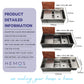 HEMOSX NANO SUS304 STEEL 3.0MM THICKNESS EMBOSSED WORKSTATION KITCHEN SINK SINGLE BOWL SILVER BLACK