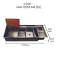 HEMOSX NANO SUS304 STEEL 3.0MM THICKNESS EMBOSSED WORKSTATION KITCHEN SINK SINGLE BOWL SILVER BLACK
