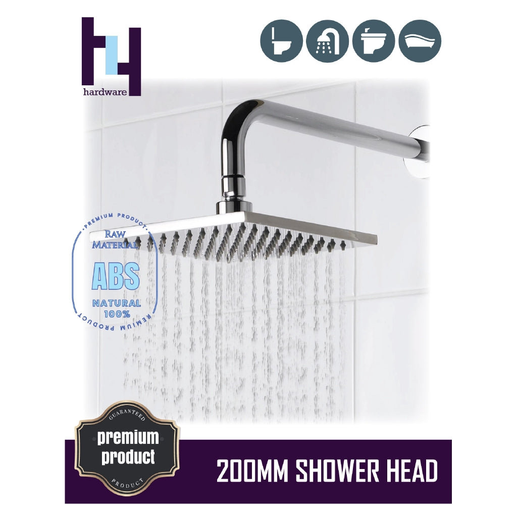 CORSA 200MM SQUARE RAIN SHOWER HEAD CTS-581-C