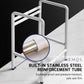 HEMOS BATHROOM NYLON/SUS304 STAINLESS STEEL HANDRAIL SAFETY TOILET RAIL PEMEGANG TANDAS HM-88055-W