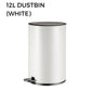 HEMOS STAINLESSS STEEL DUSTBIN 8L HM-82001 / 12L HM-82002