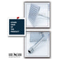 CORSA 200MM SQUARE RAIN SHOWER HEAD CTS-581-C