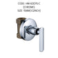 HEMOS 1/2" 15MM & 3/4" 20MM & 1" 25MM BRASS BATHROOM CONCEALED STOP VALVE HM-60015,60020,60025-C