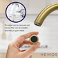 HEMOS KITCHEN FAUCET STAINLESS STEEL SUS 304 PILLAR SINK TAP HM-3201 (GUN METALGREY, GOLD, SILVER)