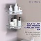 HEMOS BATHROOM FAUCET STAINLESS STEEL SUS 304 DOUBLE C. BASKET HM-89923 (MATE BLACK, SILVER)
