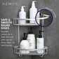 HEMOS BATHROOM FAUCET STAINLESS STEEL SUS 304 DOUBLE C. BASKET HM-89923 (MATE BLACK, SILVER)