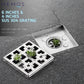 HEMOS FITTING SUS 304 4 INCH HM-116,118,121 6 INCH INDOOR OUTDOOR FLOOR TRAP GRATING HM-110,119,120
